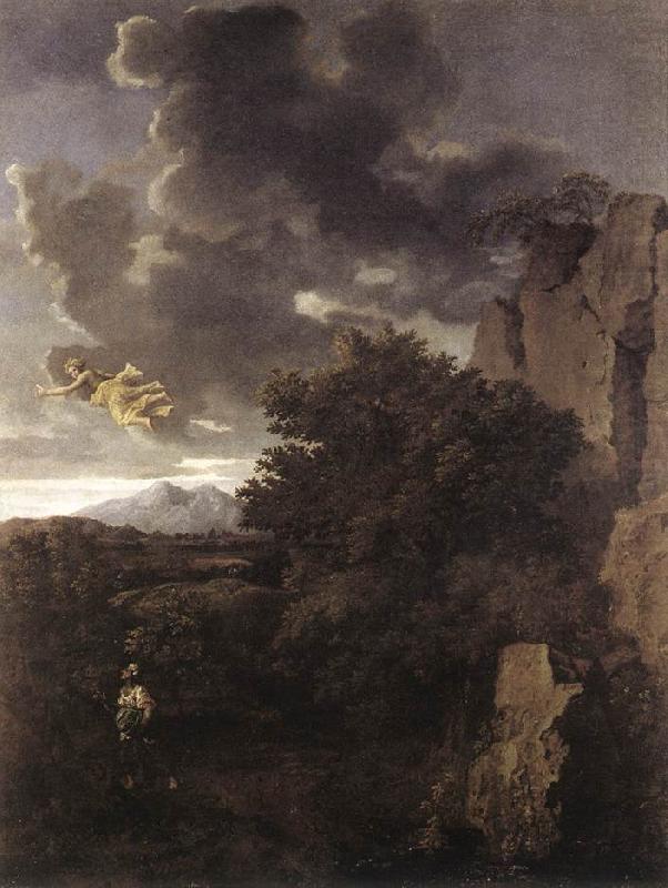 Hagar and the Angel, Nicolas Poussin